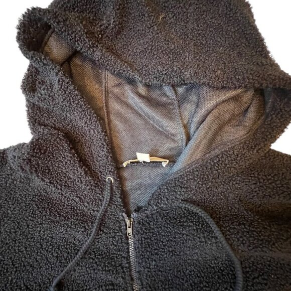 Cozy Navy Hoodie with Elastic Waist 2X - Picture 9 of 9